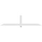 Ekena Millwork Eugene Architectural Grade PVC Gable Bracket, 96"W x 24"H x 4"D x 4"F, 6/12 Pitch GBP096X24X0404EUG00 - alternate 2